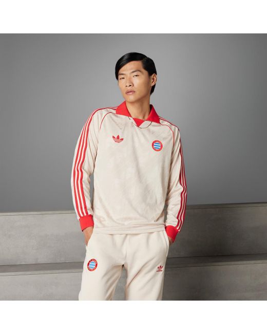 Adidas Red Fc Bayern Lfstlr Jersey for men