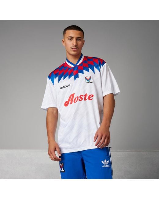Adidas Olympique Lyon 95/96 Bringback Trikot in Blue für Herren