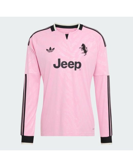 Adidas Pink Juventus 26/27 Away Jersey Long Sleeve for men