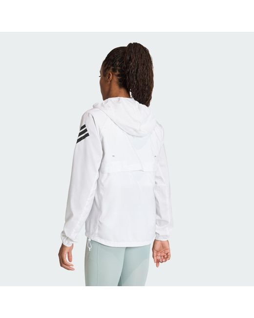 Adidas Originals White Adi365 Iconic Running Jacket