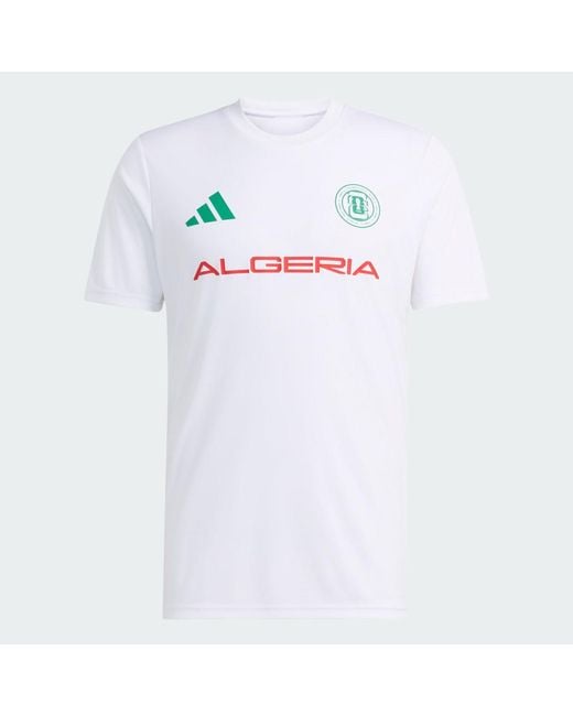 Adidas White Fifa World Cup 26 Algeria Jersey for men