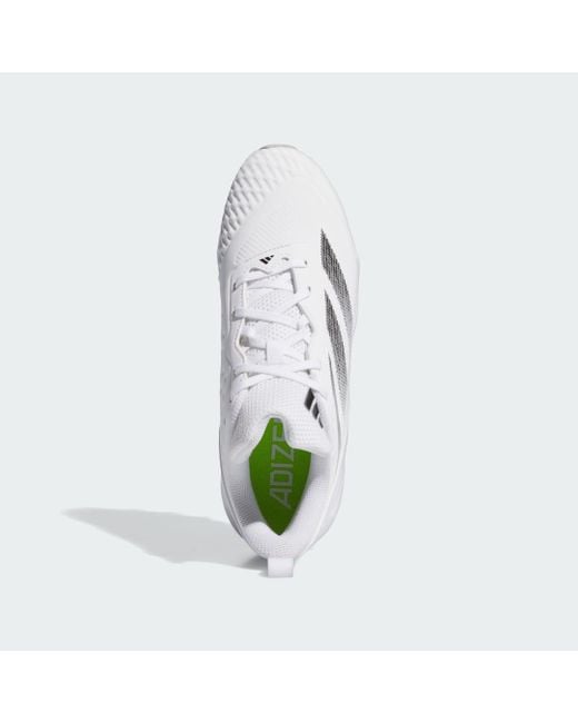 Adidas all white baseball cleats sale