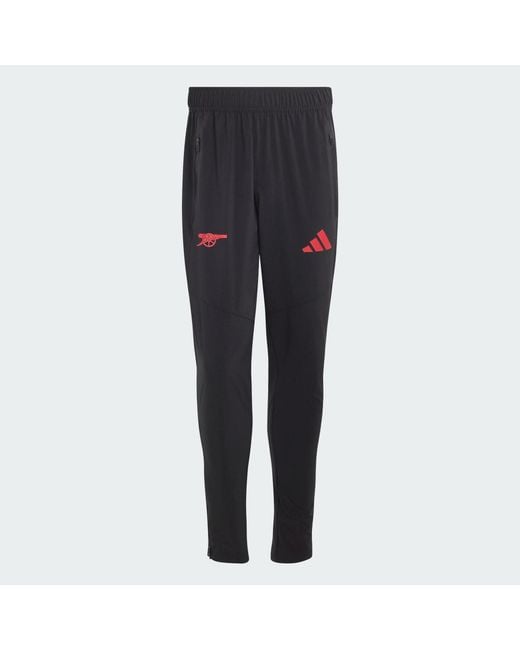Adidas Black Arsenal Fc Tiro Travel Tracksuit Bottoms for men