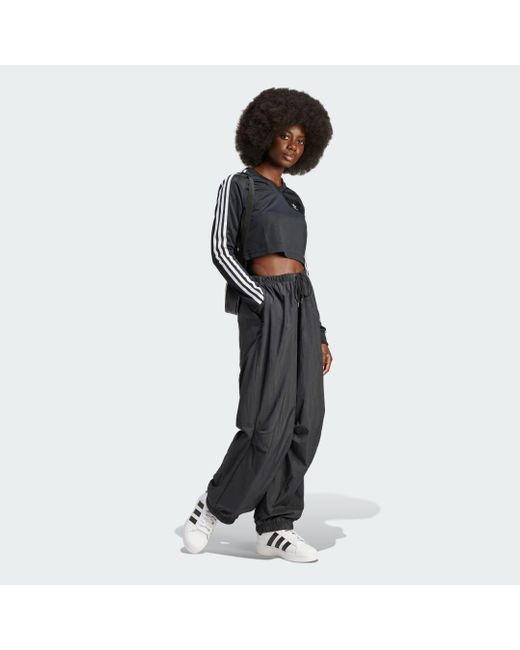 Maglia Long Sleeve Cropped di Adidas in Black