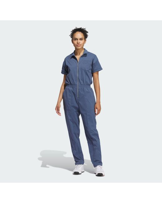 Adidas Blue Go-To Jumpsuit