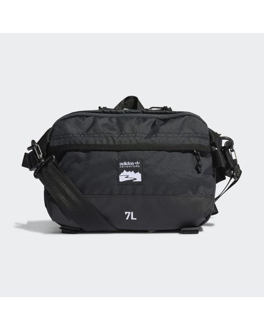 Adidas Black Adventure Waist Bag Large