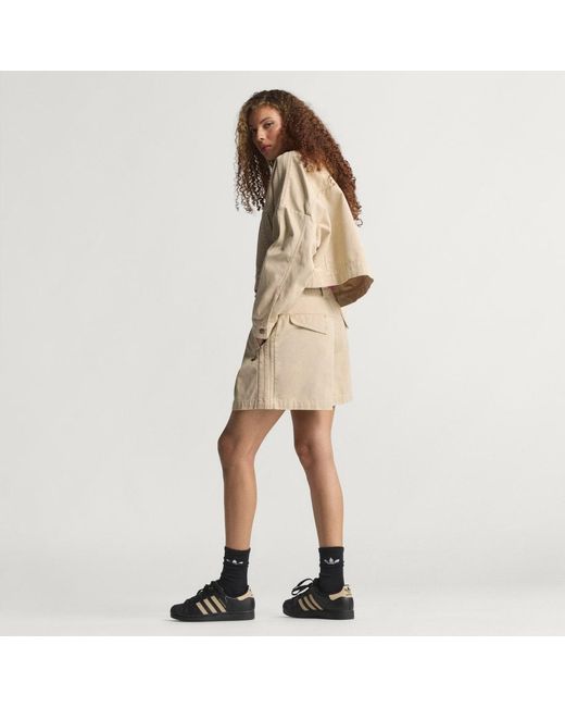 Adidas Natural Canvas Tracktop Jacket