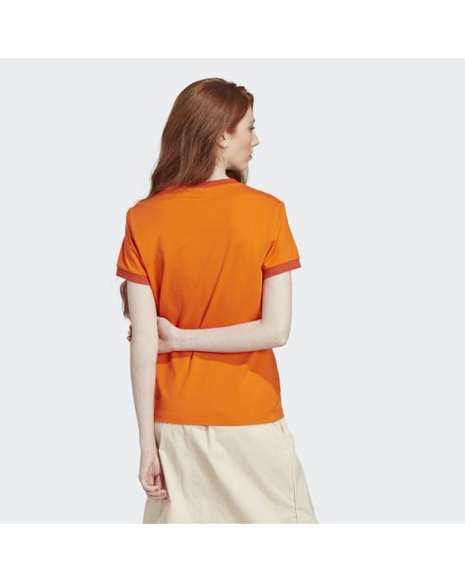 T-shirt Adventure Logo Slim di Adidas in Orange