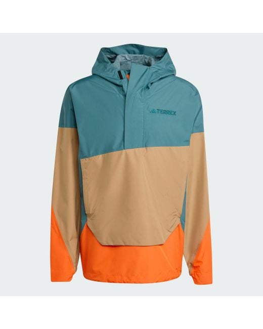 Anorak Terrex Xploric 2.5L Climaproof di Adidas in Blue da Uomo