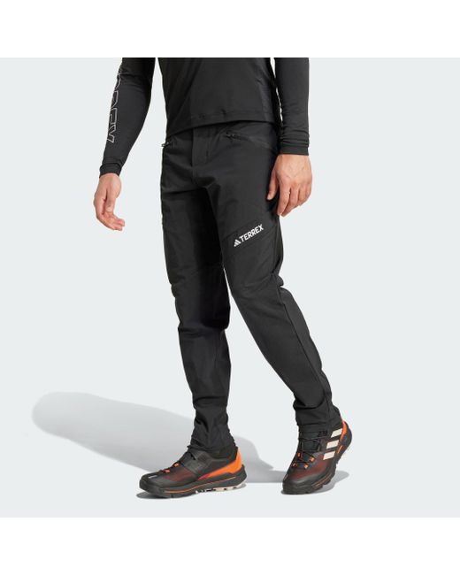 adidas Techrock Brushed Softshell Tracksuit Bottoms in Black for Men Lyst UK