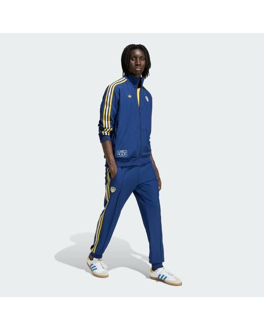 Adidas Blue Lufc Icon Tp for men