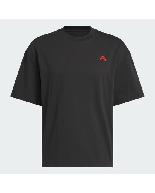Adidas Black Anthony Edwards Tee for men