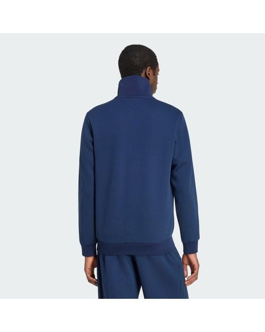 Adidas Blue Beckenbauer Premium Track Top for men
