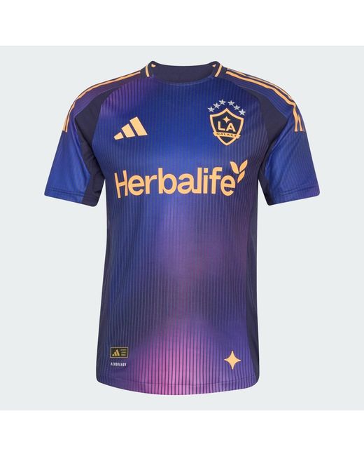 Adidas Blue La Galaxy 25/26 Away Authentic Jersey for men