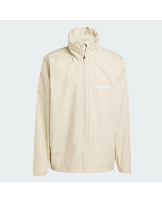 Adidas Natural Multi Essentials 2L Rain Jacket for men