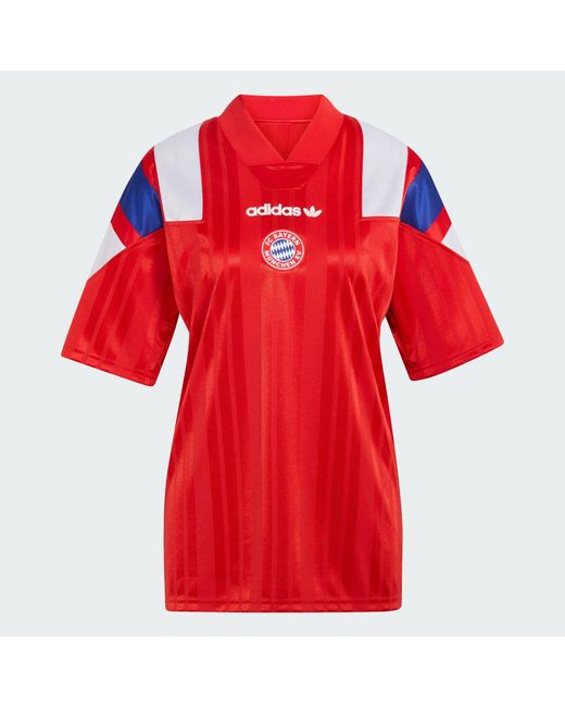 Adidas Red Fc Bayern Munich Eqt Jersey