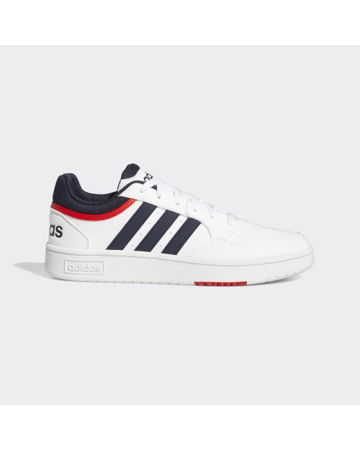 Adidas Blue Hoops 3.0 Low Classic Vintage Shoes for men