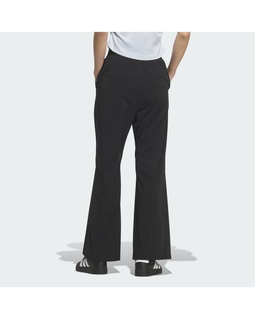 Adidas Black Flared Leg Woven Pant