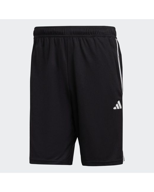 Adidas Black Big Tall Training Essentials Pique 3-stripes Training Shorts for men