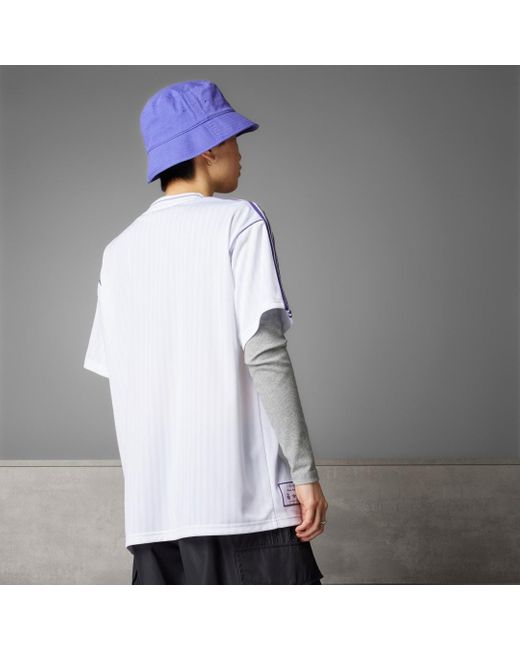 Adidas White Real Madrid Terrace Icons Jersey (Gender Neutral)