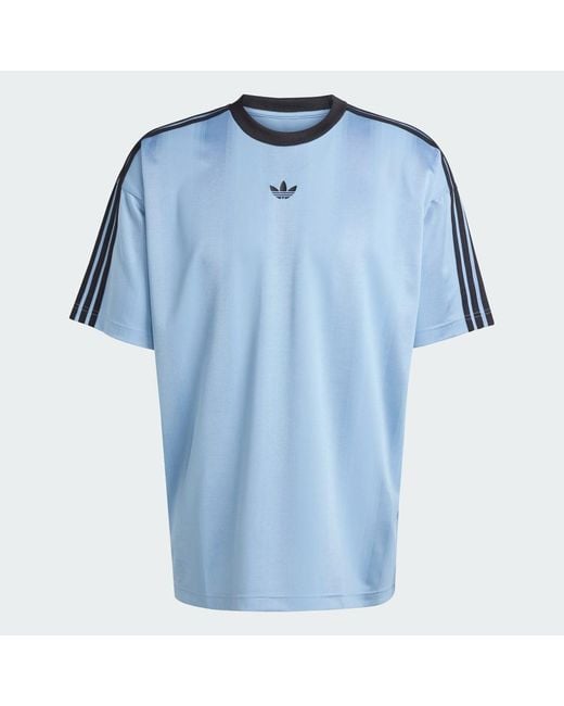 Adidas Originals Blue Adicolor Jacquard Jersey for men