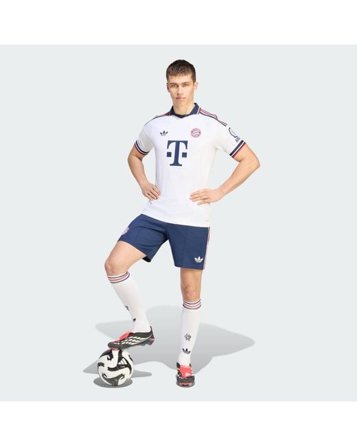 Adidas White Fc Bayern 26/27 Away Jersey for men