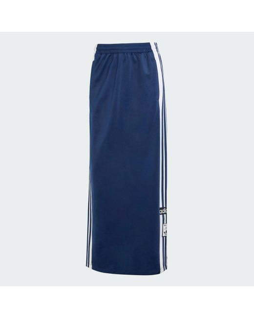 Falda Adicolor Adibreak Maxi Adidas de color Blue