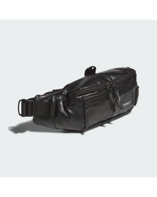 Adidas Black Skateboarding Vegan Leather Cross Body Bag