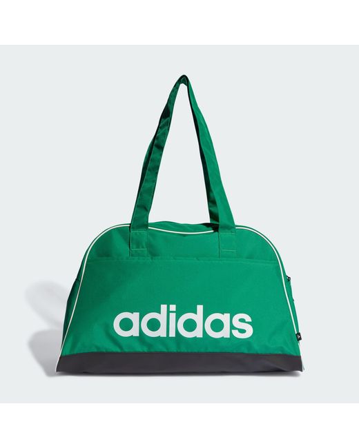 Adidas Green Essentials Linear Bowling Bag