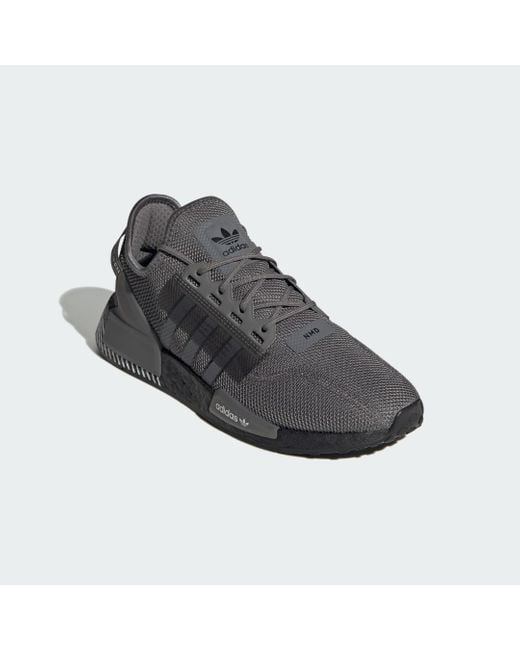 Nmd_r1 shoes grey three  cloud white  core black best sale