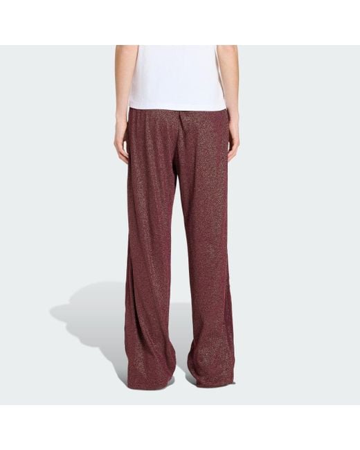 Pantaloni Originals Lurex Firebird Tp di Adidas in Red