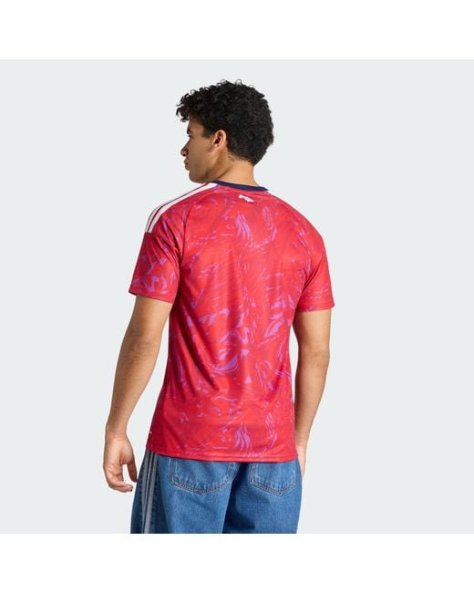 Adidas Red Costa Rica 26 Home Jersey for men
