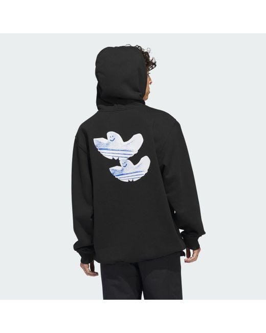 Adidas Black Shmoofoil Monument Hoodie for men