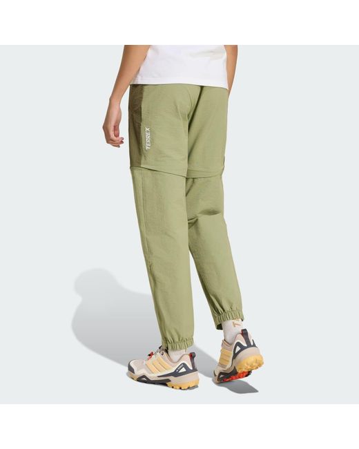 Adidas Green Terrex Xperior Utilitas Clima365 Zip-Off Tracksuit Bottoms
