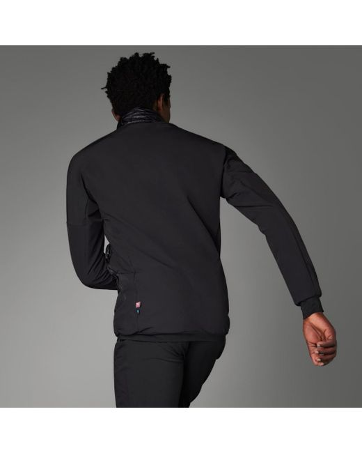 Adidas Gray Terrex Xperior Varilite Hybrid Primaloft Jacket for men