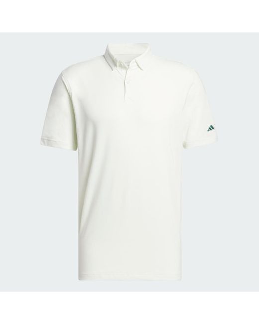 Adidas White Go-to Polo Shirt for men