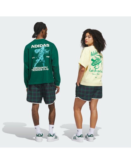 Adidas Green Cherry Track Short