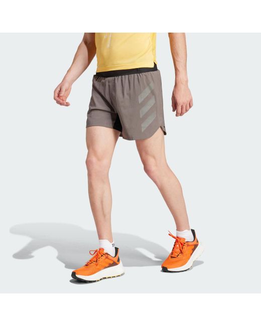Adidas Originals Multicolor Terrex Agravic Trail Running Shorts for men