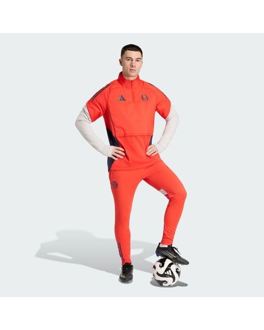 Adidas Red Fc Bayern Tiro 25 Winterized Top for men