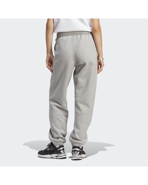 Adidas Gray Essentials Fleece Joggers