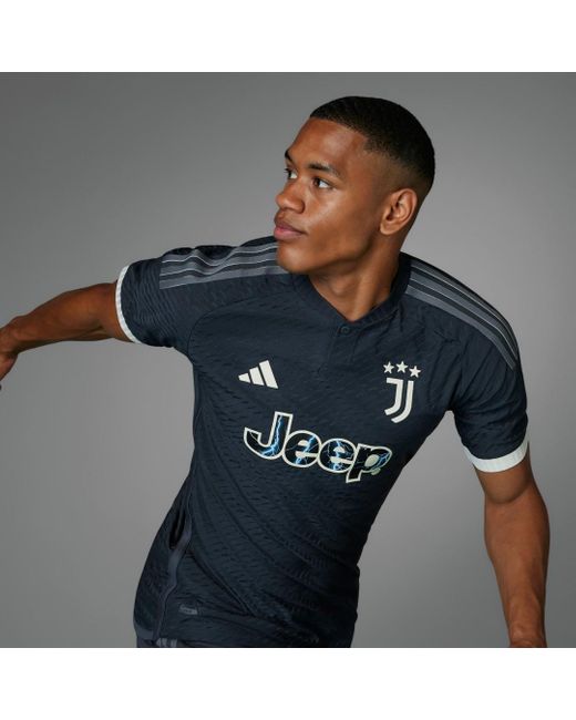 Adidas Gray Juventus 23/24 Third Authentic Jersey for men