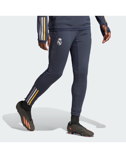 Pantaloni da allenamento Tiro 23 Real Madrid di Adidas in Blue da Uomo