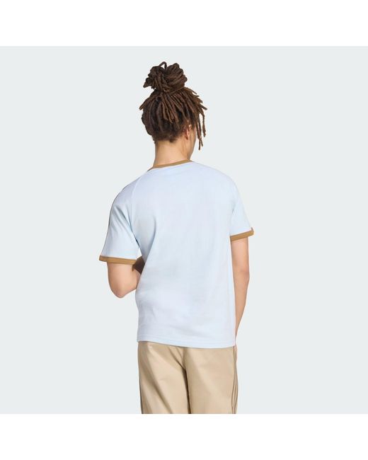 Adidas Blue 3S Cali T-Shirt for men