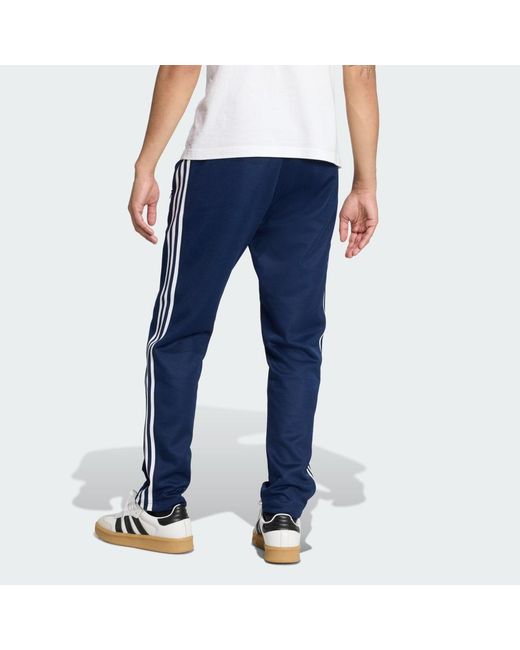 Adidas Blue Classic Track Pants for men