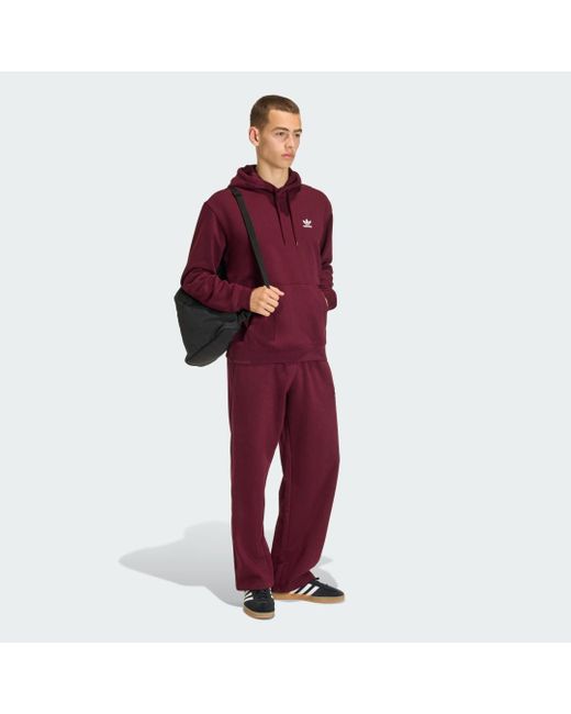 Pantalón Essential Open Hem Loose Adidas de hombre de color Red