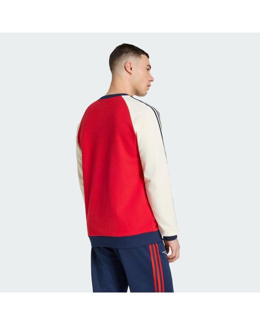 Adidas Red Arsenal Fc Og Crew Sweatshirt for men