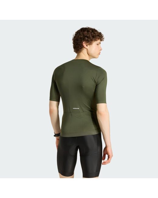 Adidas Green Tempo Cycling Jersey for men