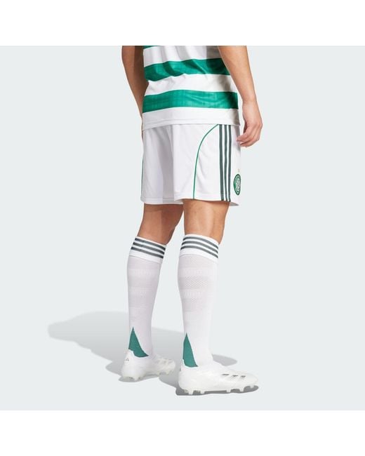 Adidas Blue Celtic Fc 25/26 Home Shorts for men