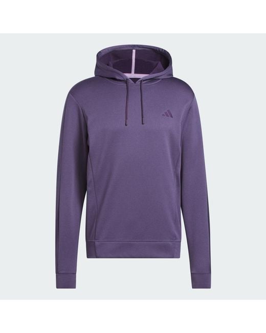 Adidas Purple Ultimate365 Hoodie for men