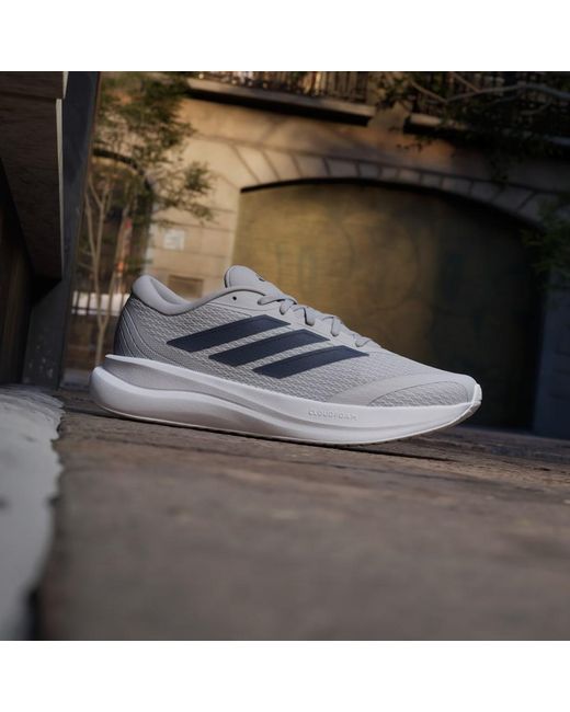 Adidas Gray Runfalcon 6 Cloudfoam Running Shoes for men